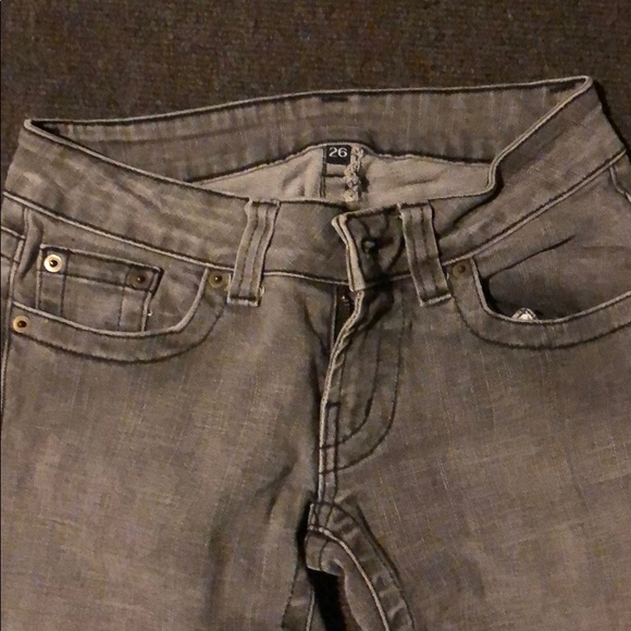 Grey Skinny Leg Jeans - Picture 2 of 3